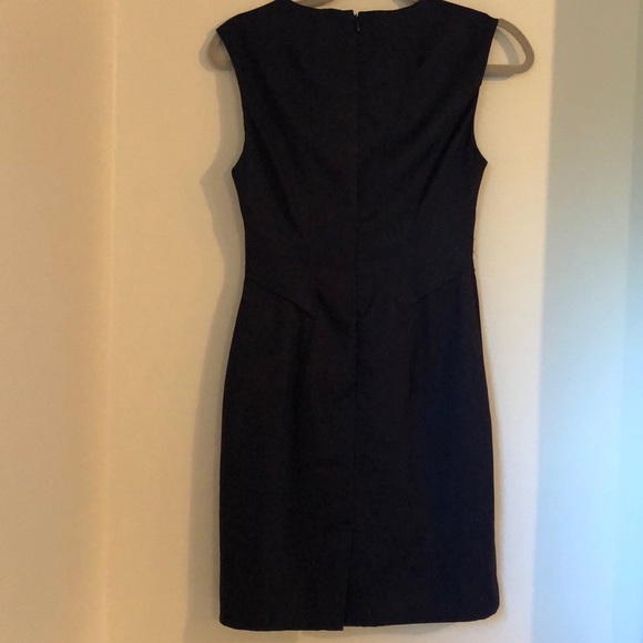 Dark Jean Lined V-Neck Dress [ Forever 21] - Picture 5 of 8